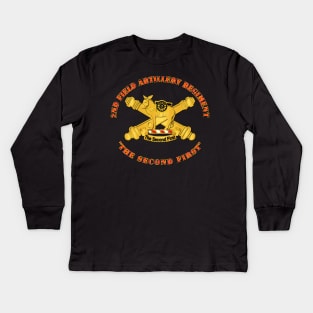 2nd Field Artillery Regiment Kids Long Sleeve T-Shirt